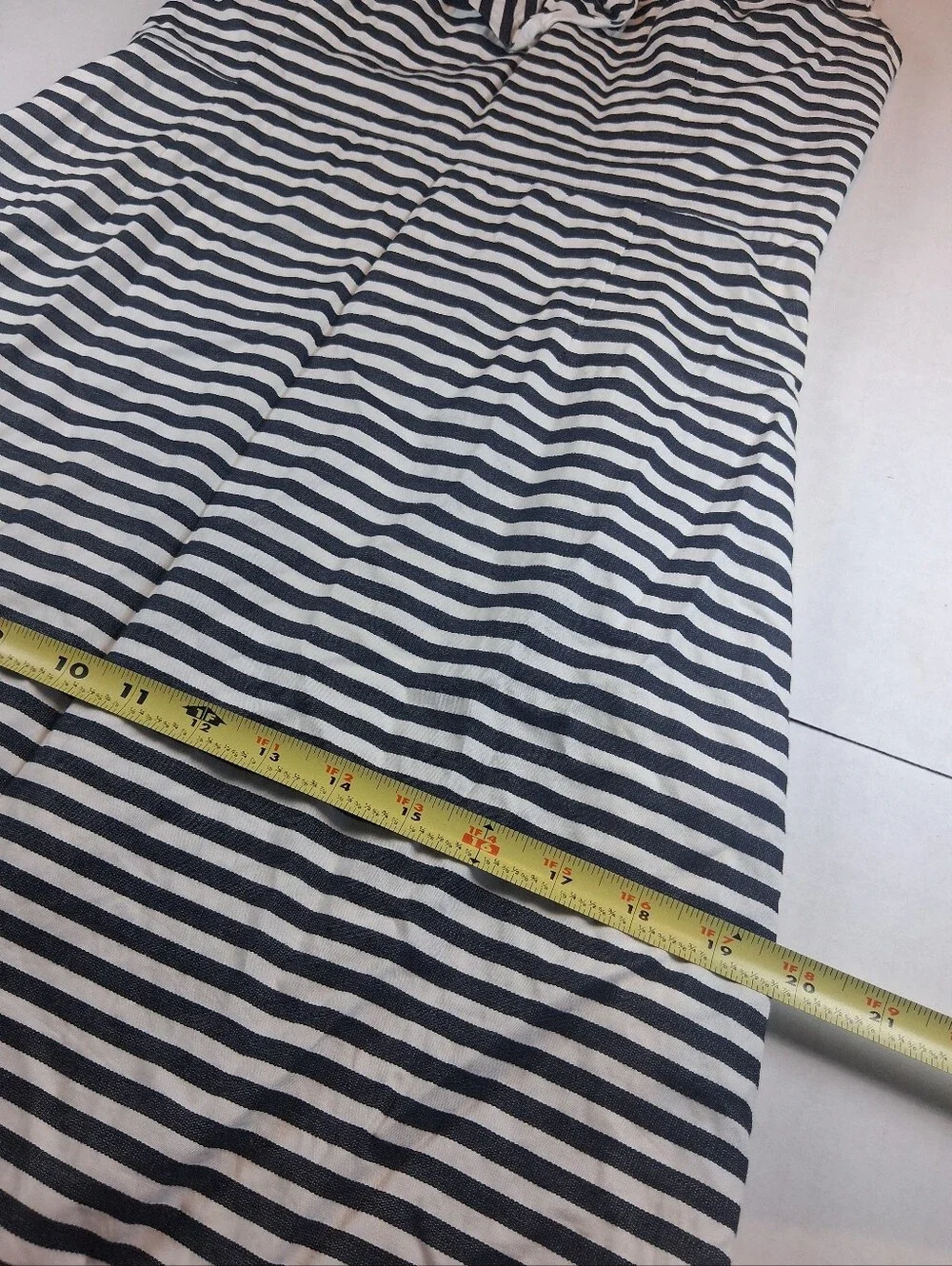 Kate Spade Striped Ruffle Dress Size 6 Nautical Sleeveless Breezy Preppy Cotton
